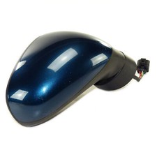 Seat Leon 1P 05-09 Spiegel rechts Aussenspiegel elek. anklappbar LS5Y seeblau