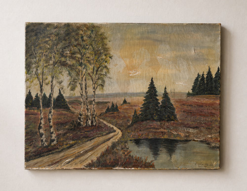 ölgemälde heide landschaft - Ölgemälde,