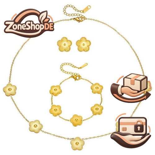 Schmuckset vierblättriges - schmuckset,