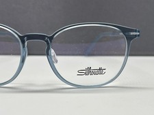Silhouette Brille Herren Damen Rund Blau Grau panto SPX 2938 NP:399€