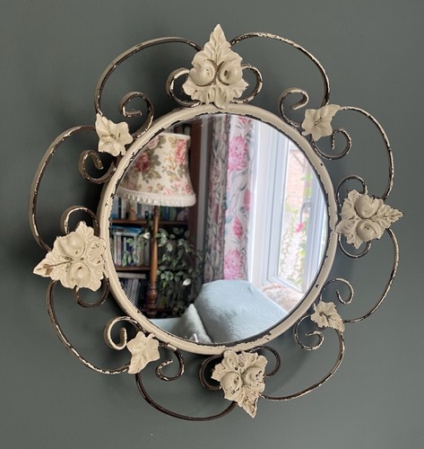 Vintage schmiedeeisen spiegel - vintage,