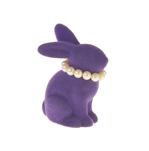 Hase mit perlenkette s - hase, perlenkette,