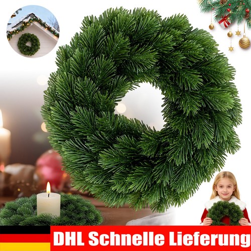 Künstlicher weihnachtskranz - künstlicher,
