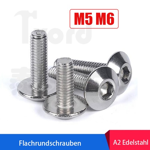 Flachrundschrauben groß - m5,