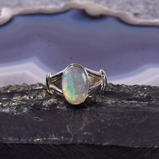 Edelopal Ring, 925er Silber, Edelsteinring (23738), Edelsteinschmuck