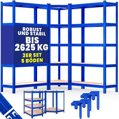 Monzana schwerlastregal set - schwerlastregal,
