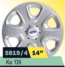 4 x FOR FORD KA 2009 09 5819/4