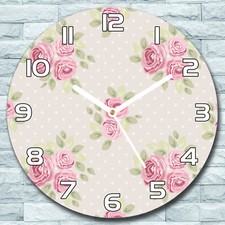 Glas Wanduhr fi 30 Englische