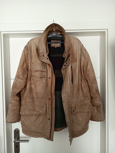 Herren lederjacke von - herren, camel