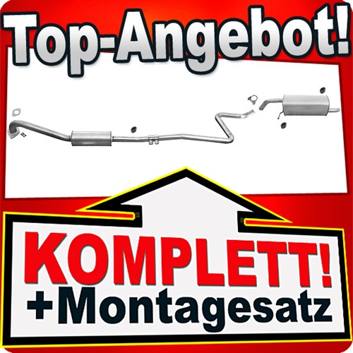 Auspuff für ford fiesta - fiesta, vi