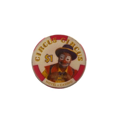 Circus 1 poker chip - circus, *