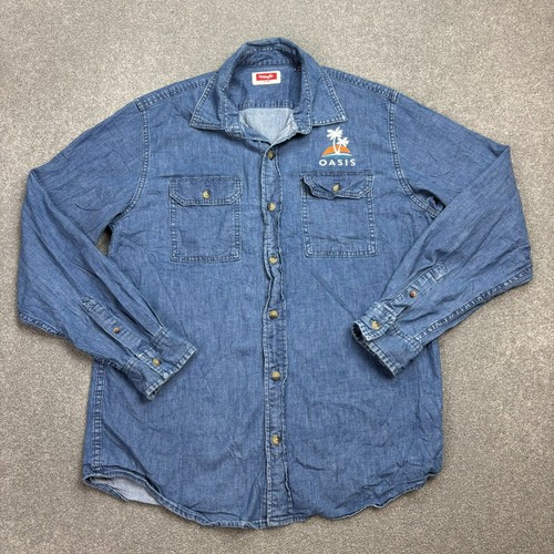 Wrangler jeanshemd erwachsene - jeanshemd,