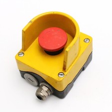 Siemens Aufbaugehäuse Not-Aus-Taster mit Kragen 2x3SB14 20-0C