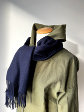 V.Fraas. Schal. 100% Cashmere. dunkelblau. ca. 128 x 26 cm.Luxus.