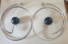 Pierre Lang PL Statement-Ohrringe mit schwarzer Kugel