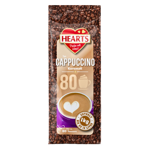 Hearts cappuccino karamell - karamell, 1kg