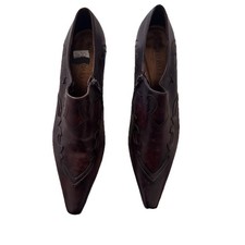 Damen Schuhe Boots 39 Sally O’ Hara  Blockabsatz Braun Pumps Antikfinish Stiefel