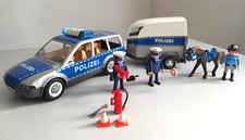 Polizei Playmobil Polizeiauto 4259 mit Pferdeanhänger