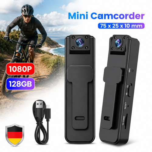 Mini 1080p körperkamera - hd,