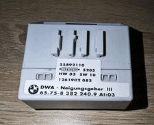 BMW E53 X5 E46 Neigungsgeber III DWA Modul Steuergerät 657583822409