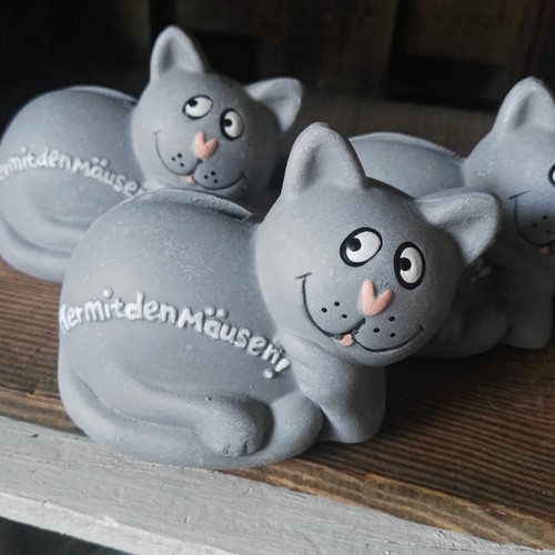 Spardose katze katzen grau - 3,
