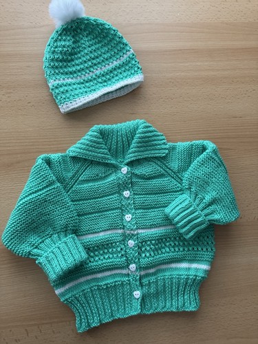 Strickjacke selbstgestrickte - strickjacke,