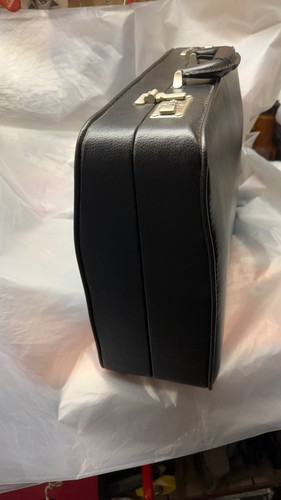Aktenkoffer leder schwarz - leder,