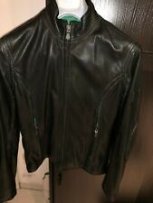 Super BELSTAFF Lederjacke Leder Jacke schwarz dG ital. 42 deut. 36/38 nwt Jades