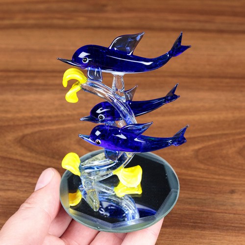 Murano stil glas figur delfine - murano,