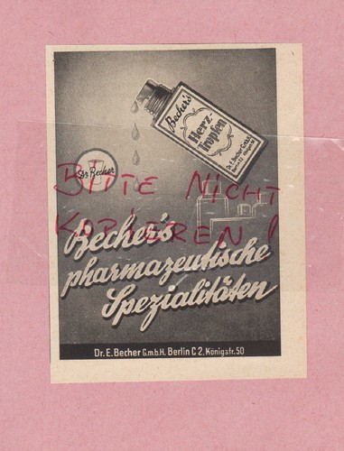 Berlin werbung 1942 - werbung, e