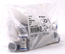 5 Stück Geberit 30105 Mapress 90° Edelstahl Bogen ∅ 28 mm Ersatzteil Rohrsystem