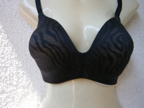 Triumph schwarz gemustert - bh,