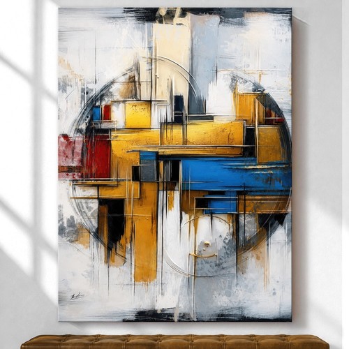 Abstrakt leinwandbild xxl - abstrakt,