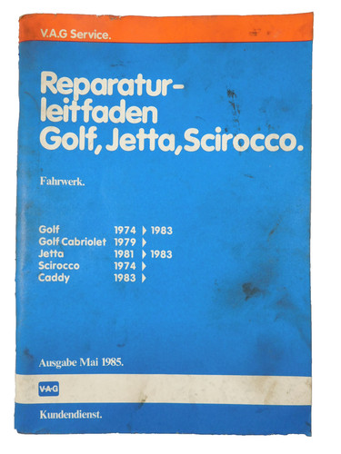 Reparaturleitfaden golf 1 - reparaturleitfaden, vw