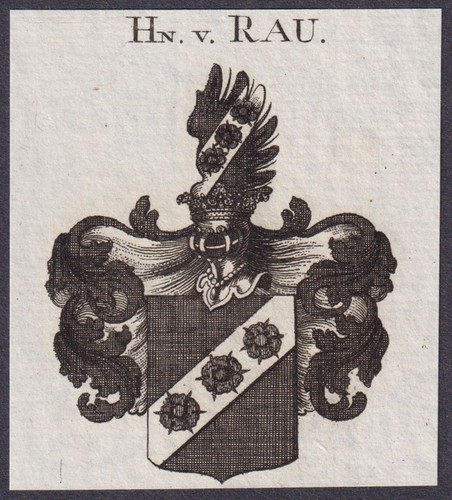 Rau wappen coat arms adel - wappen, of