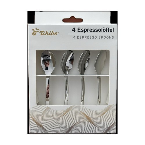 Tchibo 4er set espressolöffel - set,