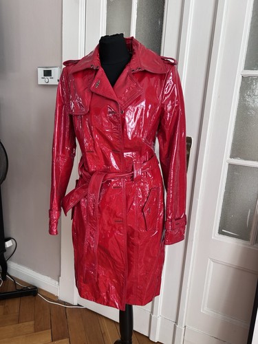 Valentino lackleder trenchcoat - valentino,