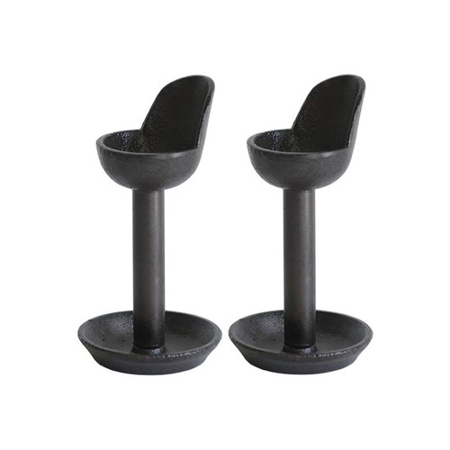 2pcs gusseisen kerzenleuchter - 2pcs,