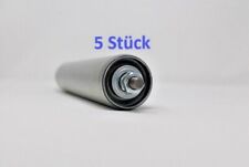 5x Tragrolle aus verzinktem - Stahl, Rollbahnen mit Außengewinde ø50 x 1,5 mm M8