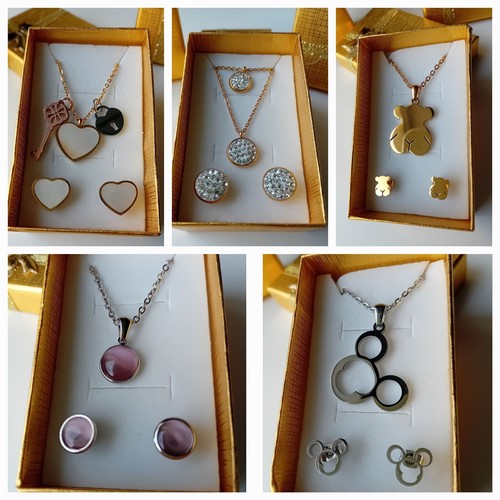 Edelstahl 316 schmuckset - edelstahl,