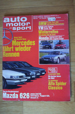 Zeitschrift Auto motor sport