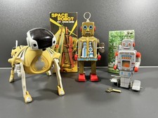 Roboter blechspielzeug - roboter,