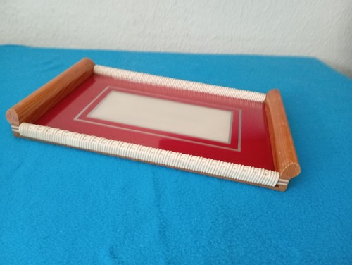 Holztablett ddr 30x 18cm glas - ddr,