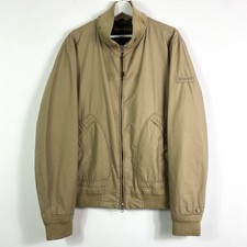 Woolrich Herren Jacke Gr.XXL Beige Harrington Jacke Blousonjacke Stehkragen