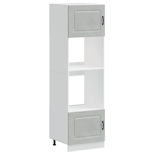 Betongrau küchenschrank - betongrau,