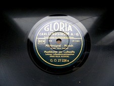 1218/ HUSADEL-Musikkorps -Militärsignal-Richthofen-Marsch-WWII-78rpm Schellack