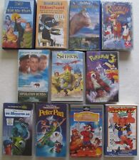 Kinderfilme Konvolut, 11 Stück, VHS Video Filme, Walt Disney, Groß & Klein