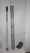 FISCHER " FIBRE CROWN " TOP LANGLAUFSKI 183 CM + LANGLAUFSCHUHE GR: 42 IM SET