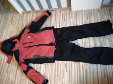 Herren Ski Anzug Rot-Schwarz  XL