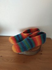 Filzschuhe Puschen Pantoffel Hausschuhe Handarbeit Gr 40 